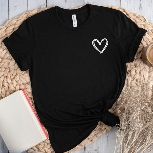 Shoulder HEART T-Shirt