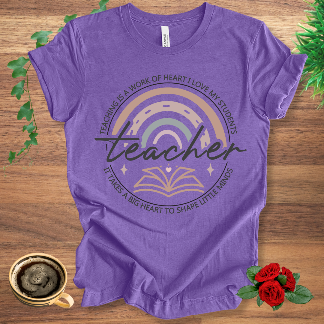 Teacher - Open Book T-Shirt